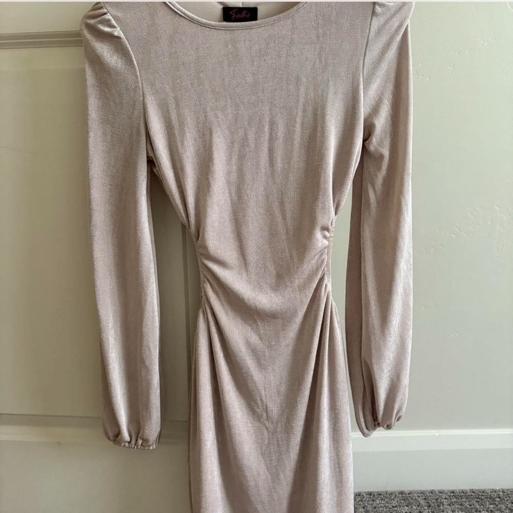 Cream women’s dress